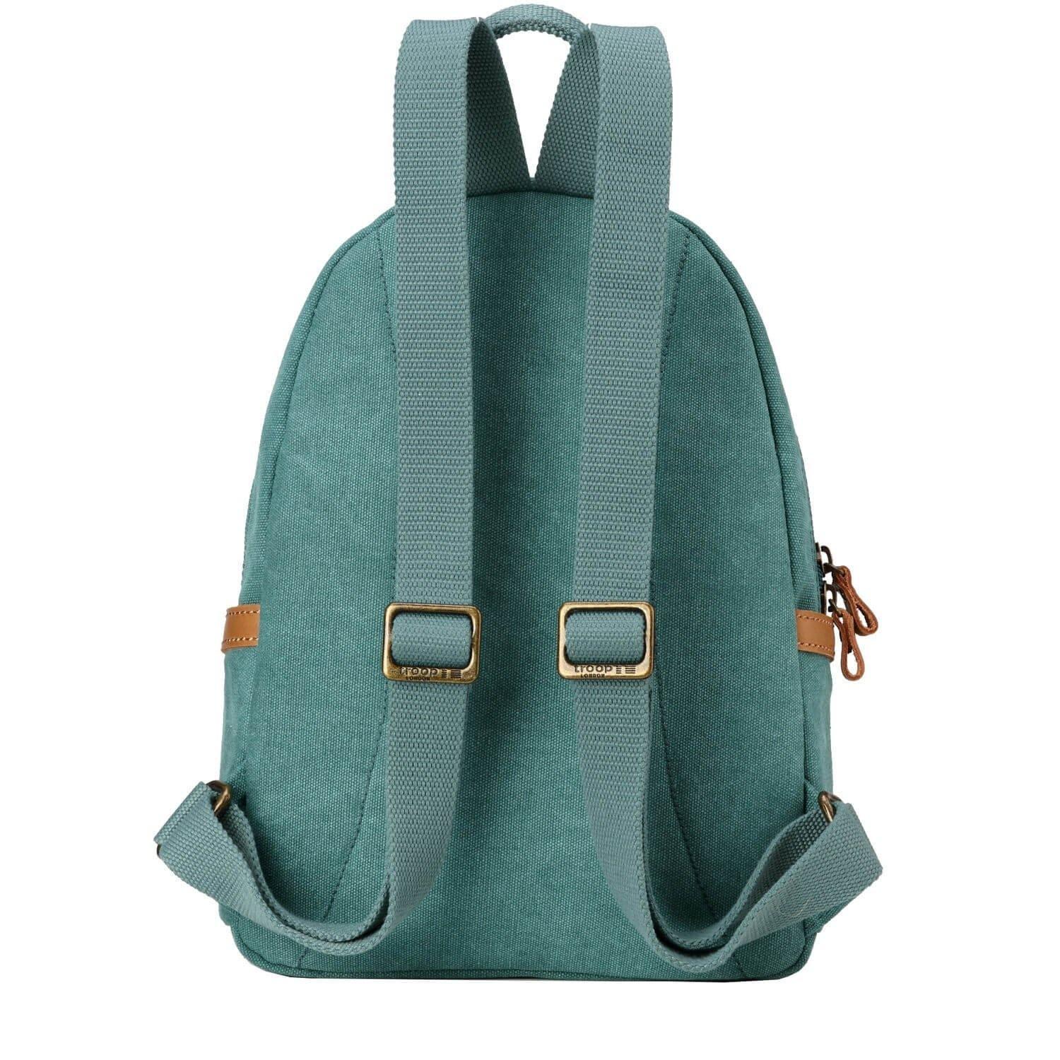 TRP0255 Troop London Classic Canvas Backpack Small - Durable School & Travel Backpack for Men & Women - Perfect for College, Commuting & Outdoor Adventures