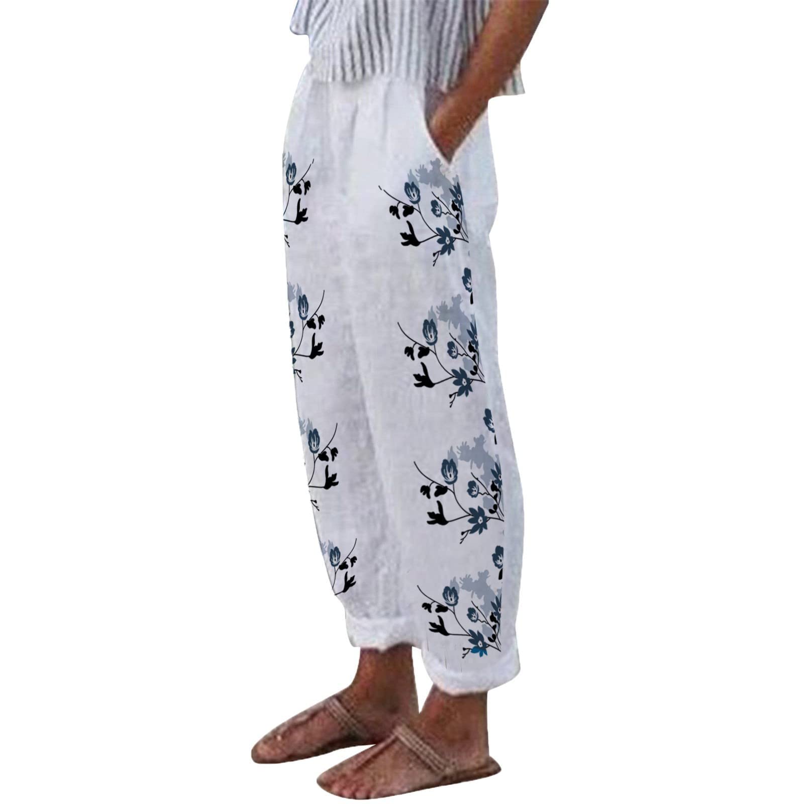 Stylish Women's Solid Color Pencil Pants - Summer Fashion Trousers with Printing | Office Wear, Casual Outfits & Party Dresses