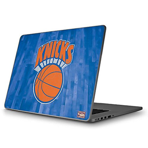 Officially Licensed NBA New York Knicks Hardwood Classics Laptop Skin Decal for MacBook Pro 13 (2009-2010 Models) - Durable Protective Vinyl Sticker for School, Office & Travel