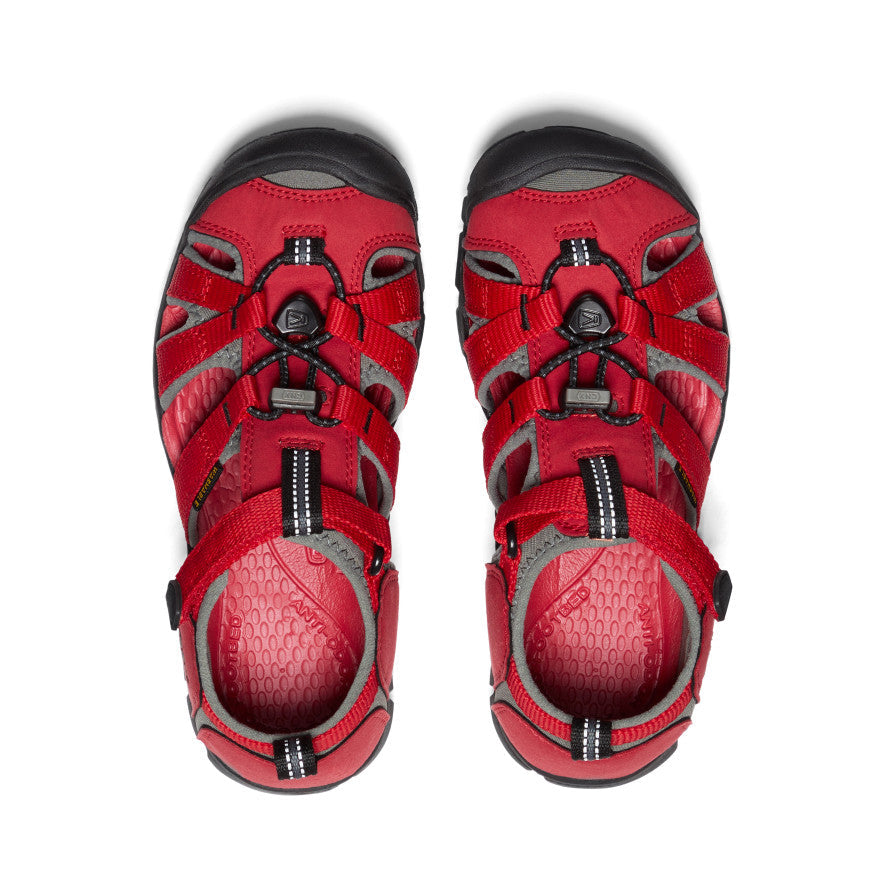 Youth Seacamp II CNX Racing Red/Gargoyle Water Shoes - Lightweight & Quick-Drying for Swimming, Beach, Boating & Water Sports
