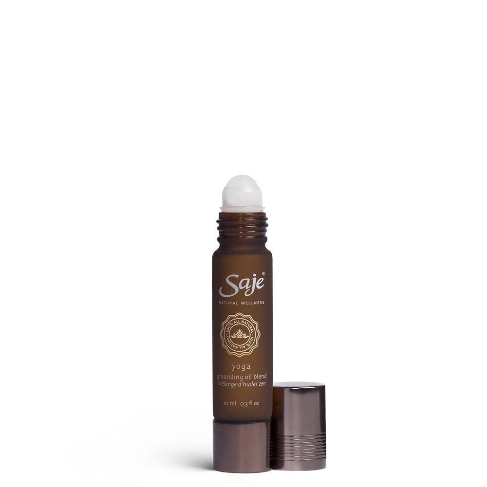 Organic Yoga Grounding Oil Blend Roll-On - Relaxing Aromatherapy for Stress Relief & Meditation - Perfect for Yoga, Massage & Home Spa
