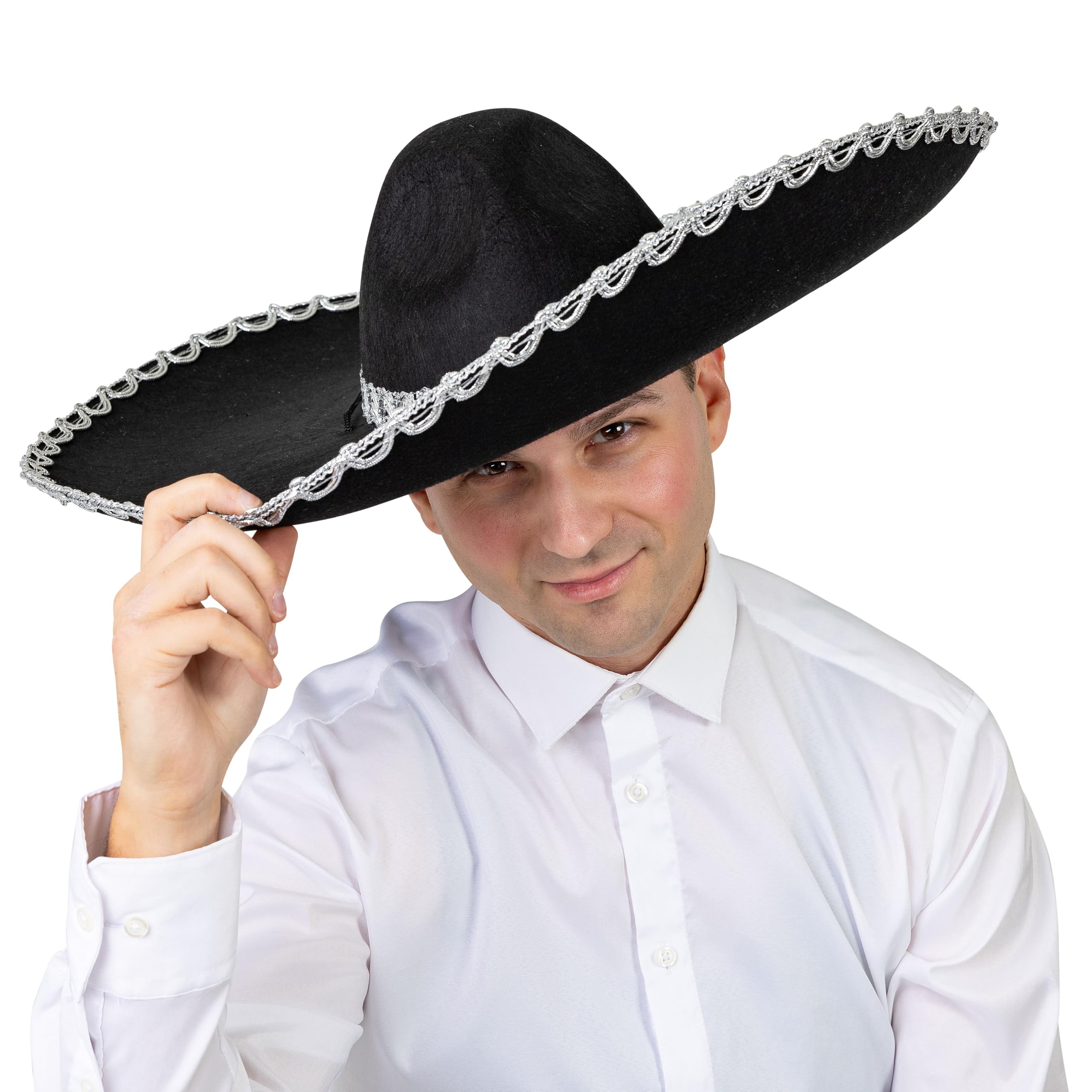 Authentic Mexican Sombrero Hat for Adults & Kids - Colorful Fiesta Party Costume Accessory - Perfect for Cinco de Mayo, Halloween, and Themed Parties