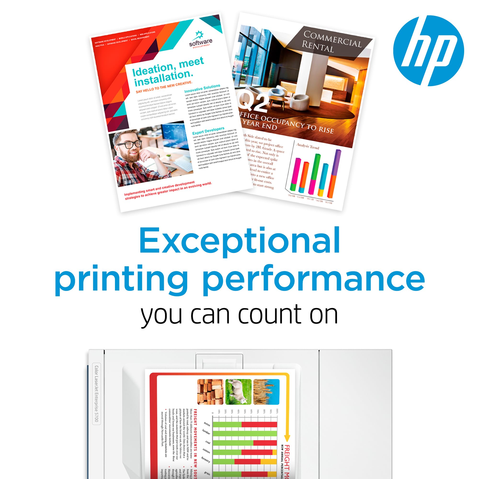 HP 210A Cyan Toner Cartridge - Compatible with HP Color LaserJet Pro 4201 & MFP 4301 Series (W2101A) | High-Yield Printing for Office & Home Use