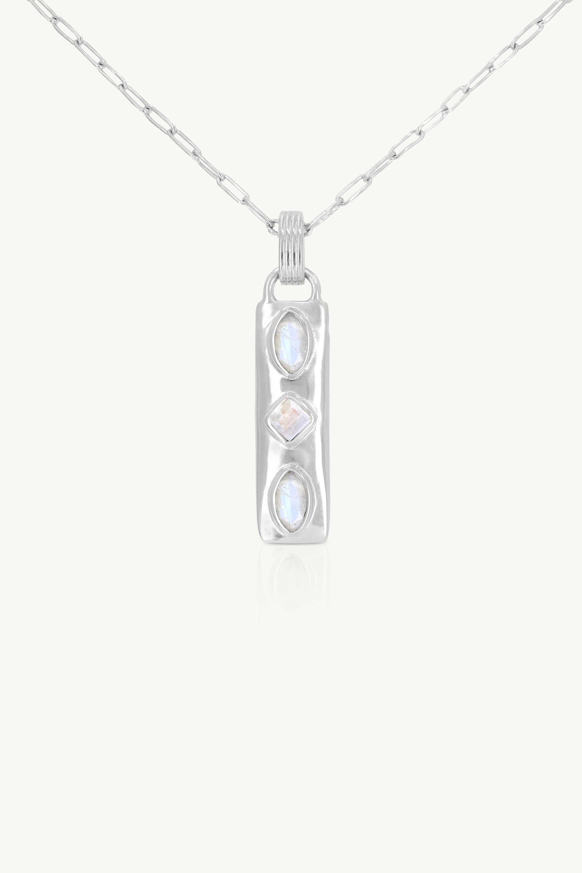 Elegant Coronet Moonstone Silver Necklace for Women – Perfect for Weddings, Parties & Everyday Wear