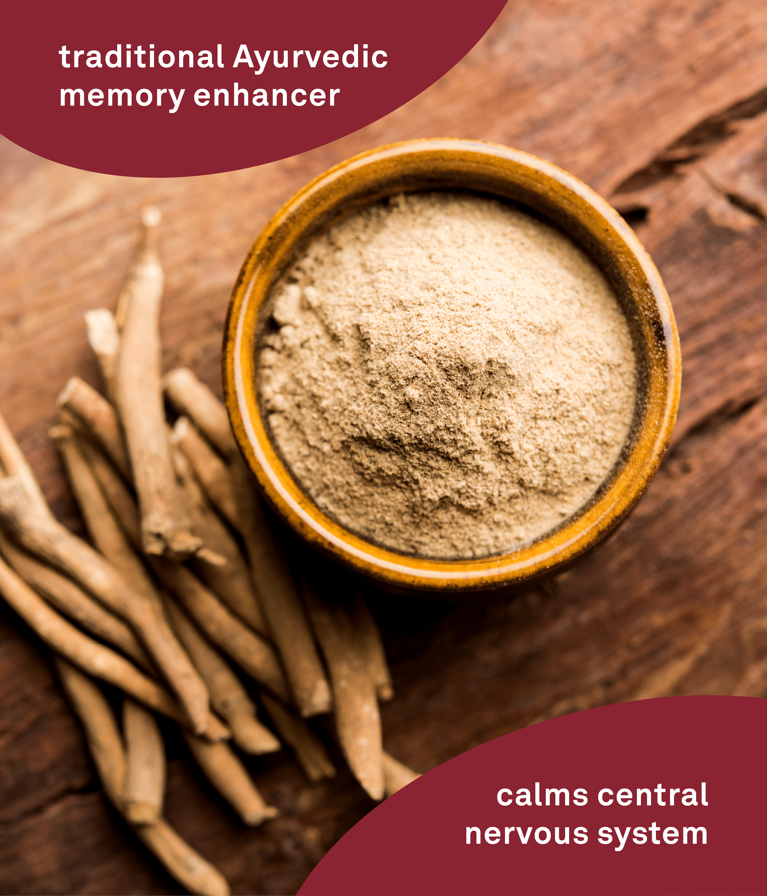 Organic Ashwagandha Root Powder - 100% Pure Natural Stress Relief & Immune Support Supplement - Perfect for Yoga, Meditation & Daily Wellness