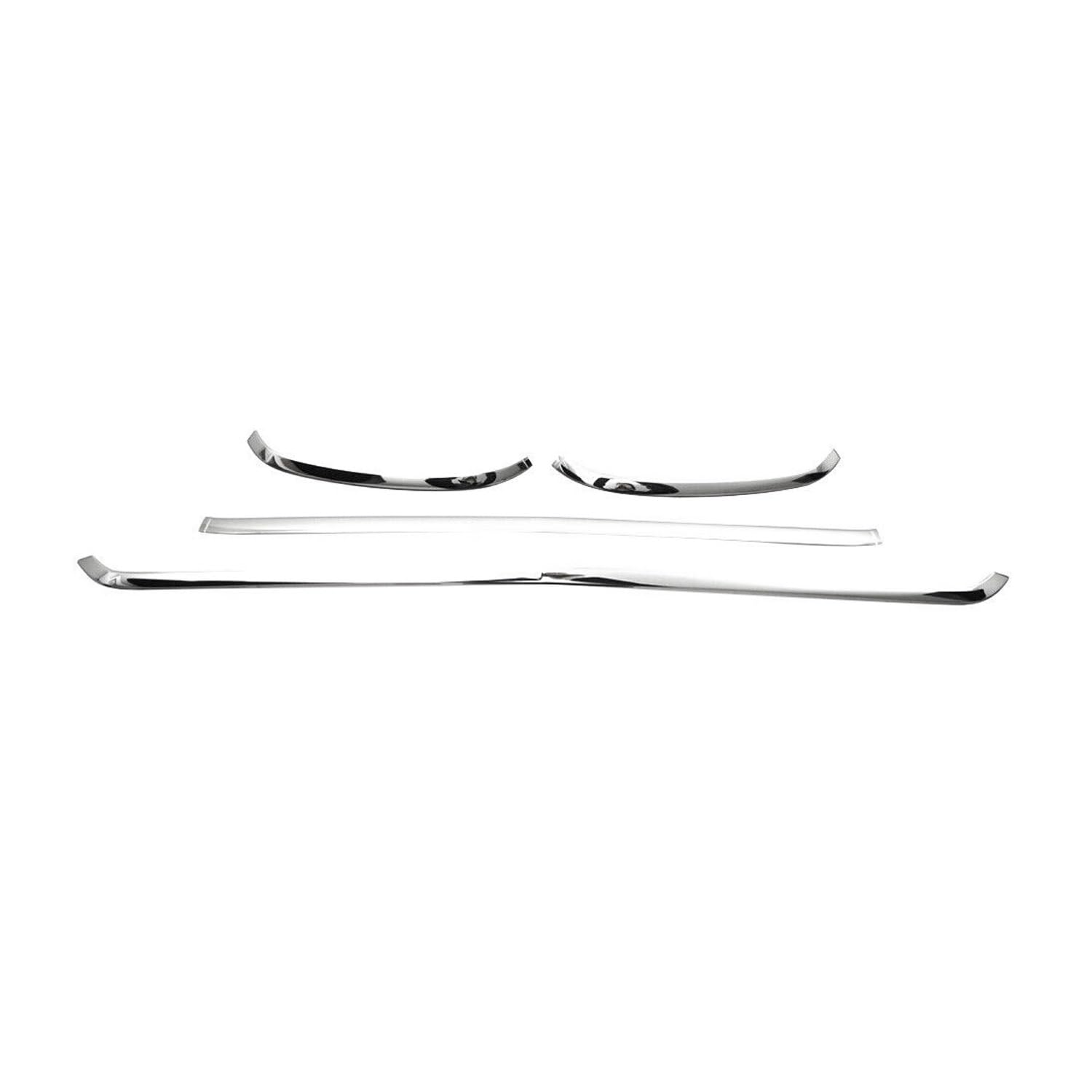 OMAC Steel Front Bumper Grill Trim for Mercedes Sprinter W907 W910 (2019-2025) - 4 Piece Set - Enhances Vehicle Appearance & Protection for Van Enthusiasts