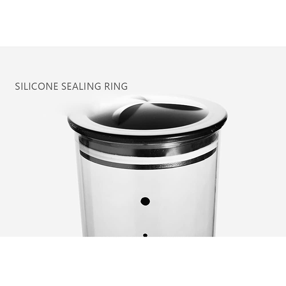 Wall Mounted Dry Food Dispenser - 1.5L Grain Storage Container for Cereal, Nuts, Coffee Beans, Oatmeal, Rice & Pasta | Kitchen Organization & Pantry Storage Solution (Silver)