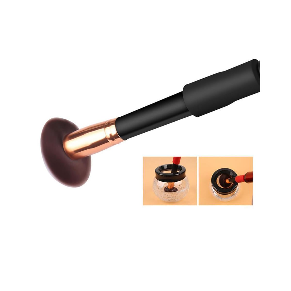Professional Makeup Brush Cleaner & Shampoo - Deep Cleansing & Sanitizing for All Brush Types - Perfect for Daily Use, Salon & Travel