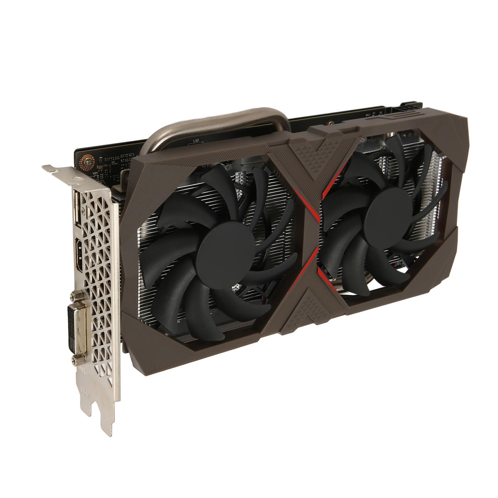 LenTLy Gaming Graphics Card - PCI Express 3.0 X16, Dual Fan Cooling, HDR Technology, 3D API Support | HD Multimedia Interface for PC Gaming & Office Work | Perfect for 4K Gaming, Video Editing & Multitasking