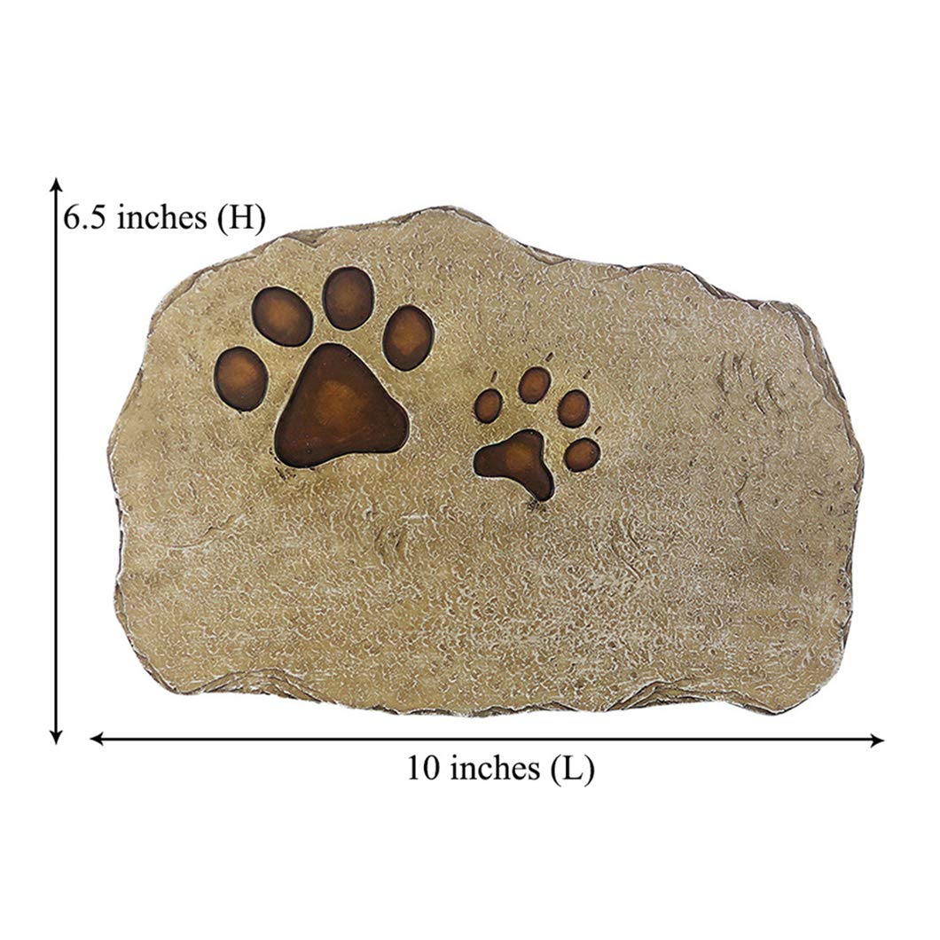 Personalized Pet Memorial Stones - Custom Engraved Dog & Cat Grave Markers with Name & Quote, Garden Memorial Stones for Pet Loss, Heartfelt Tribute for Beloved Pets - Perfect for Backyard Memorials, Pet Cemeteries & Healing Gardens