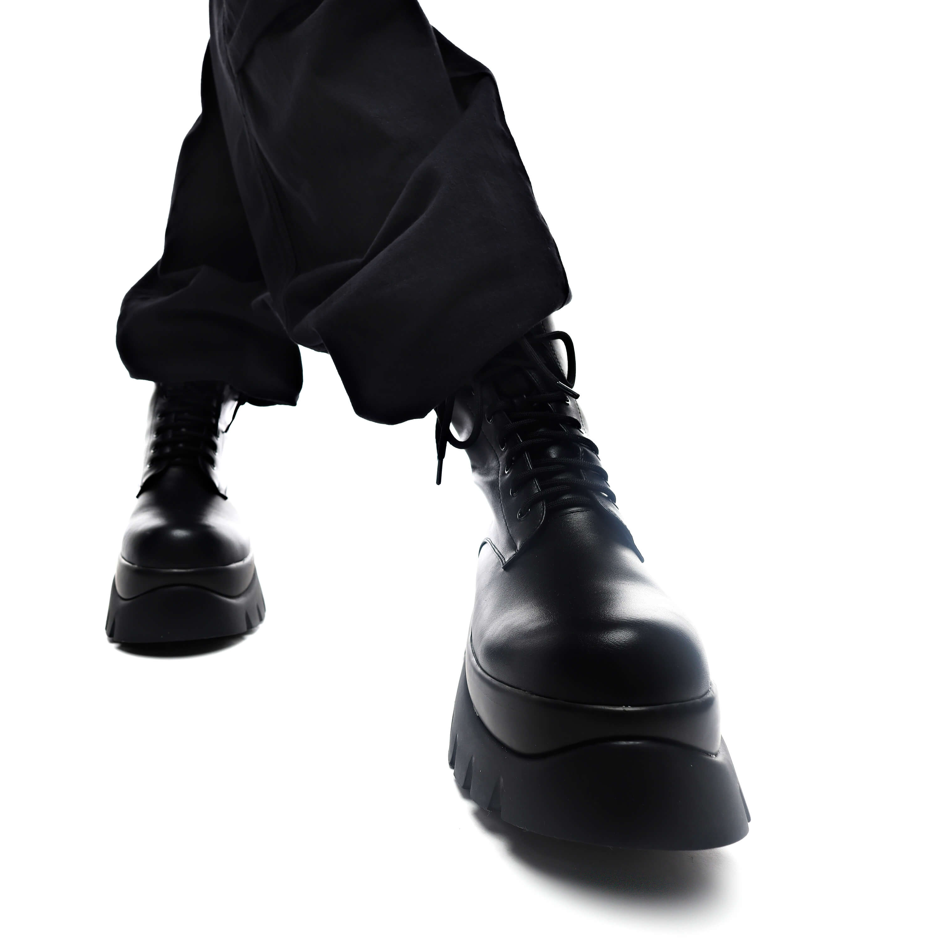 Rancor Monster Lace-Up Boots for Men - Stylish & Durable Gothic Combat Boots for Cosplay, Halloween, and Everyday Wear