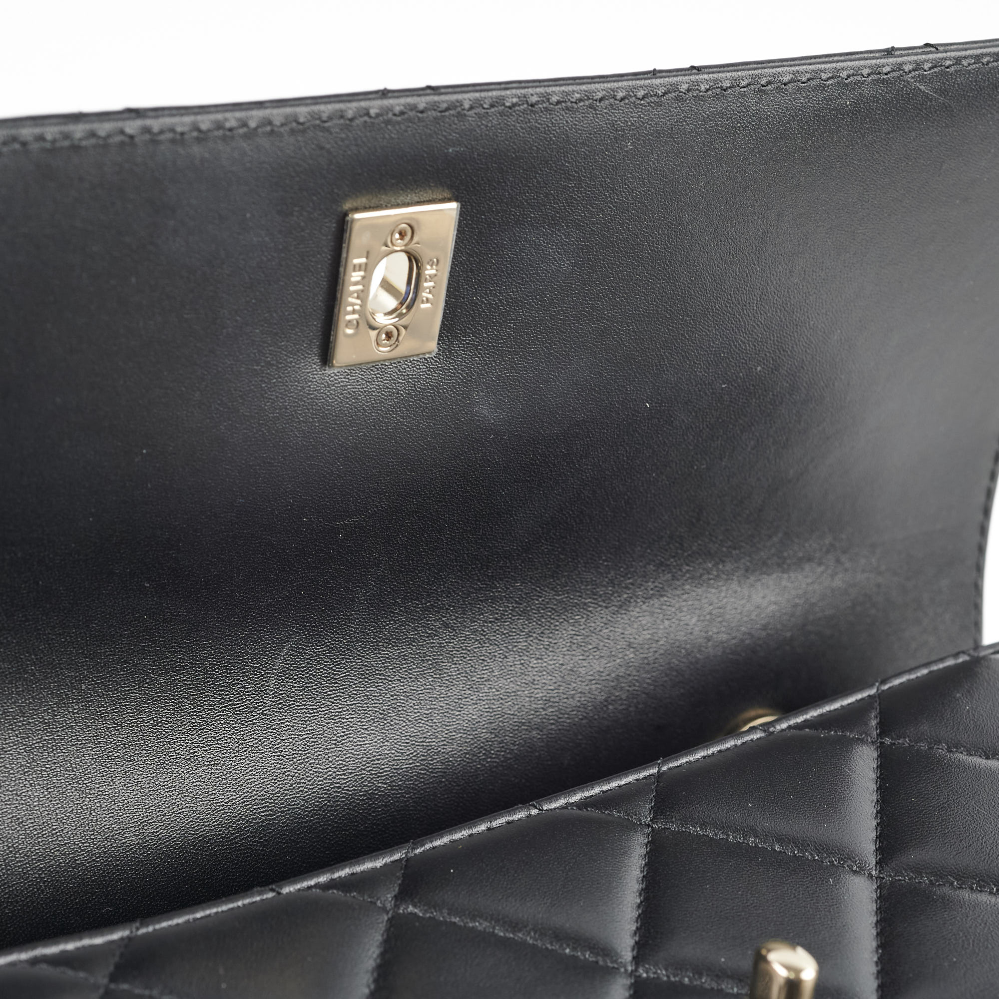 Chanel Medium Trendy CC Black Leather Shoulder Bag - Luxury Designer Handbag for Women | Perfect for Work, Evening Events & Everyday Use