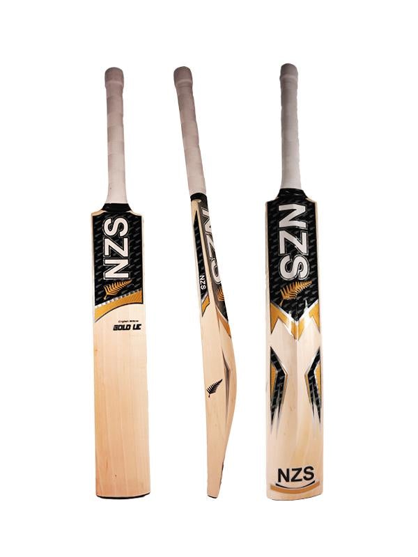 Premium NZS Gold Cricket Bat Stickers - High-Quality Vinyl Decals for Cricket Bats - Perfect for Sports Equipment Customization & Team Spirit Enhancement