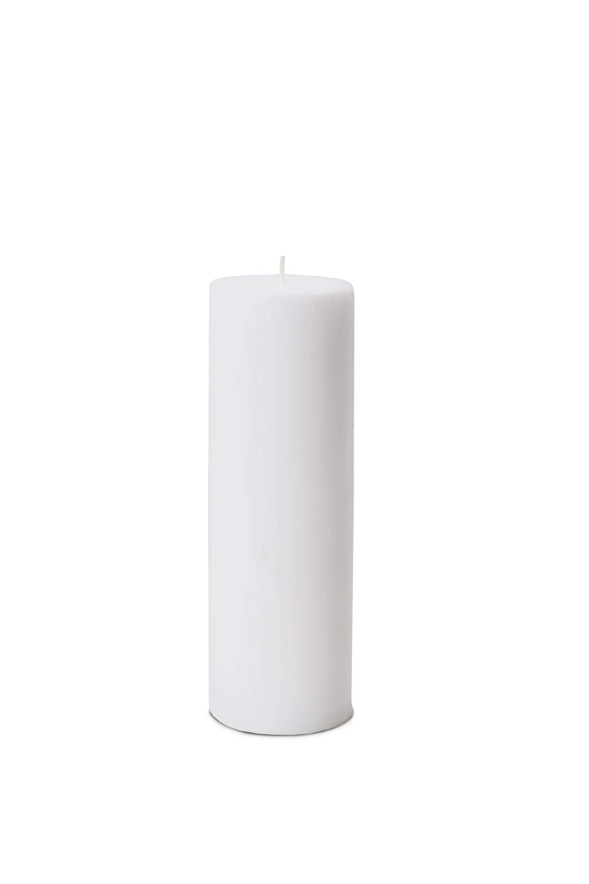 Serene Spaces Living Set of 12 White Pillar Candles - 3