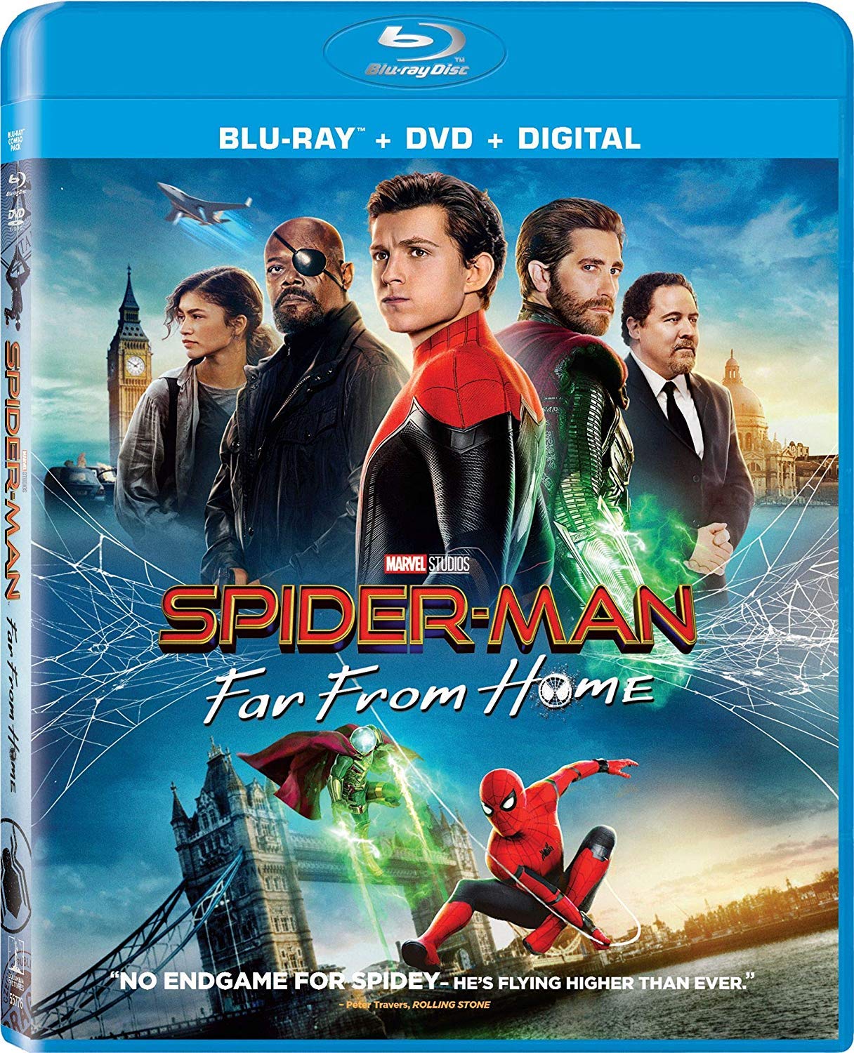 Spider-Man: Far From Home - Marvel Superhero Action Movie DVD & Blu-ray - Perfect for Movie Nights & Marvel Fans Collection