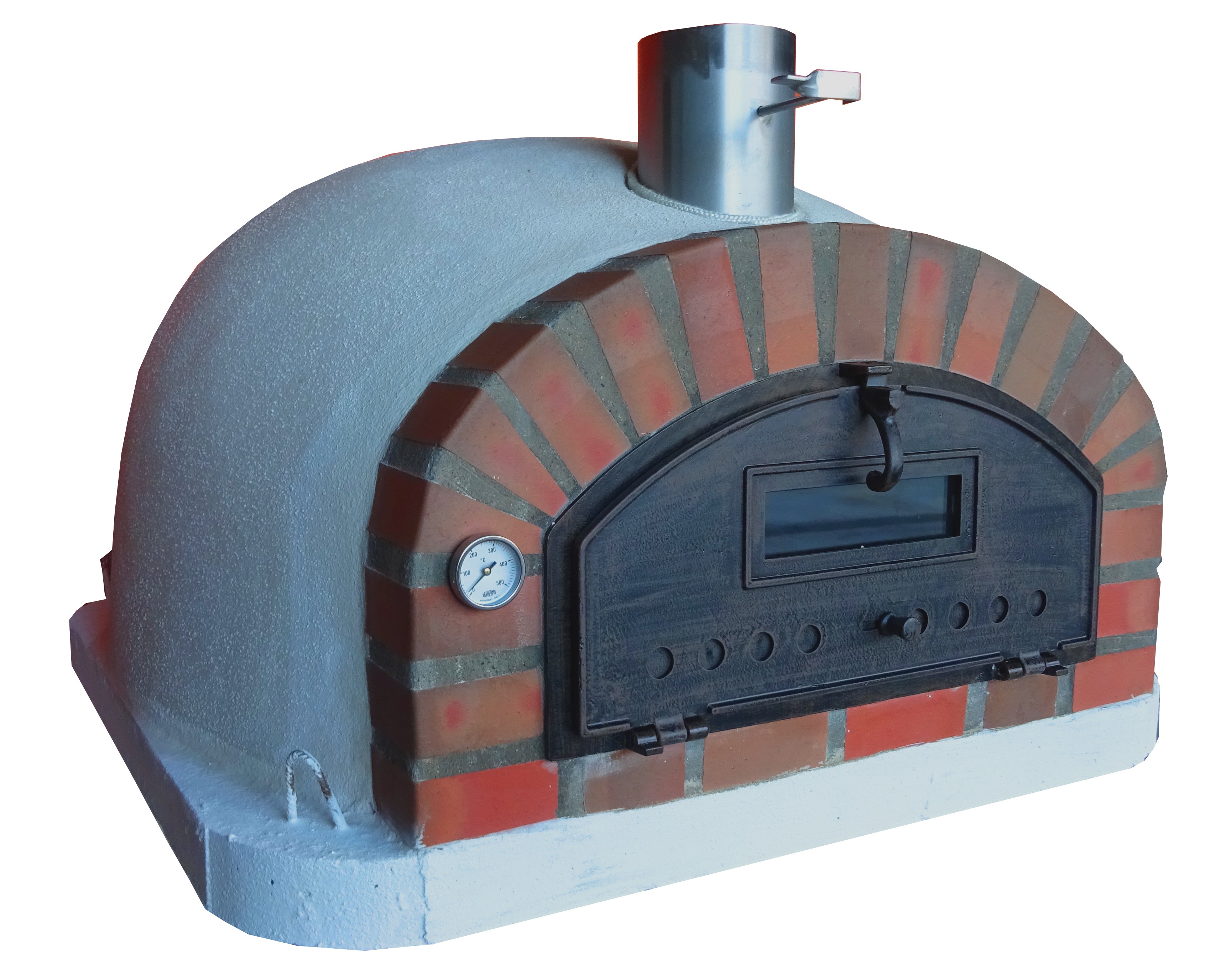 Premium Rustic Arch Pizzaioli Hybrid Pizza Oven - Outdoor Wood & Gas Pizza Maker for Backyard, Patio, and Garden Cooking | Perfect for Italian Pizza, Bread, and Roasting