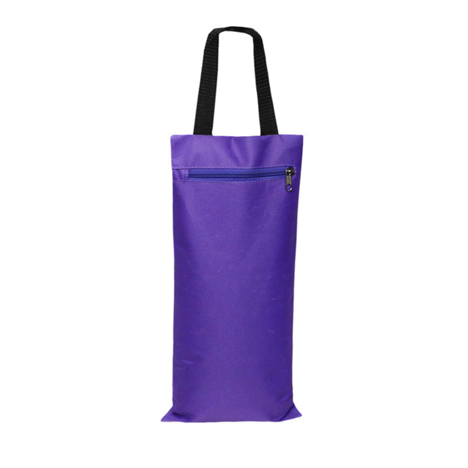 Foldable Weighted Yoga Sandbag with Single Handle - Portable Fitness Equipment for Strength Training, Yoga, Pilates & Home Workouts - Perfect for Travel & Gym Use