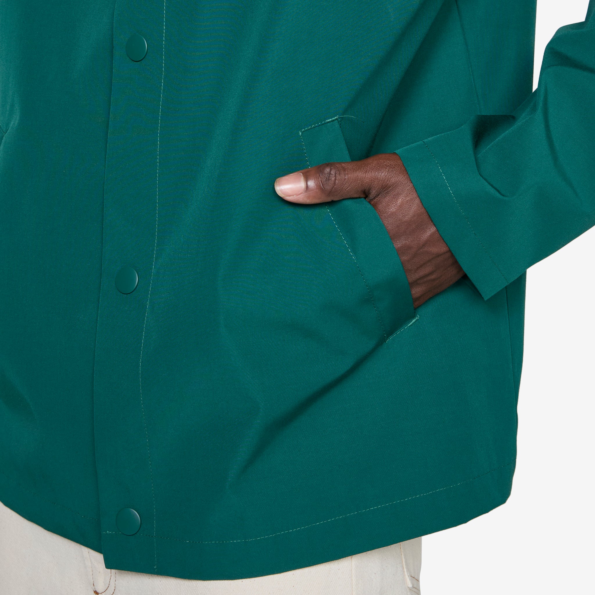 Regis Jacket for Men - Waterproof Windbreaker Outdoor Hiking Jacket, Dark Green - Perfect for Camping, Travel & Everyday Wear