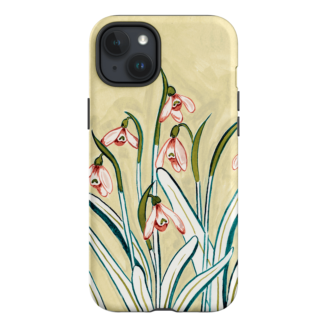 Premium Snowdrop Flower Design Phone Case - Shockproof & Slim Protective Cover for iPhone 15/14/13/12/11 Pro Max XR XS X 8 7 Plus - Perfect for Everyday Use, Travel & Outdoor Activities