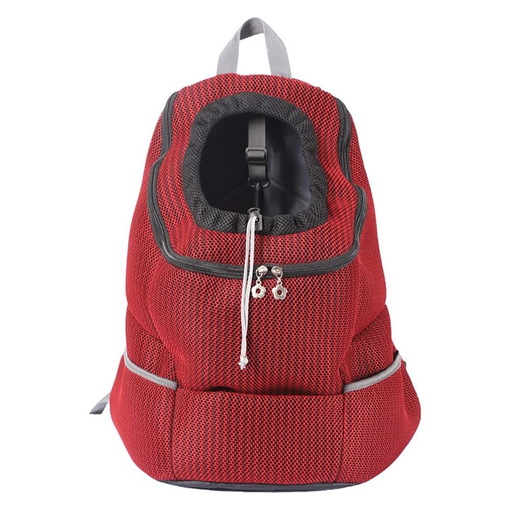 MIEDEON Pet Carrier Backpack - Breathable Travel Backpack for Dogs & Cats - Portable Chest Carrier for Small Pets - Perfect for Hiking, Air Travel & Outdoor Adventures