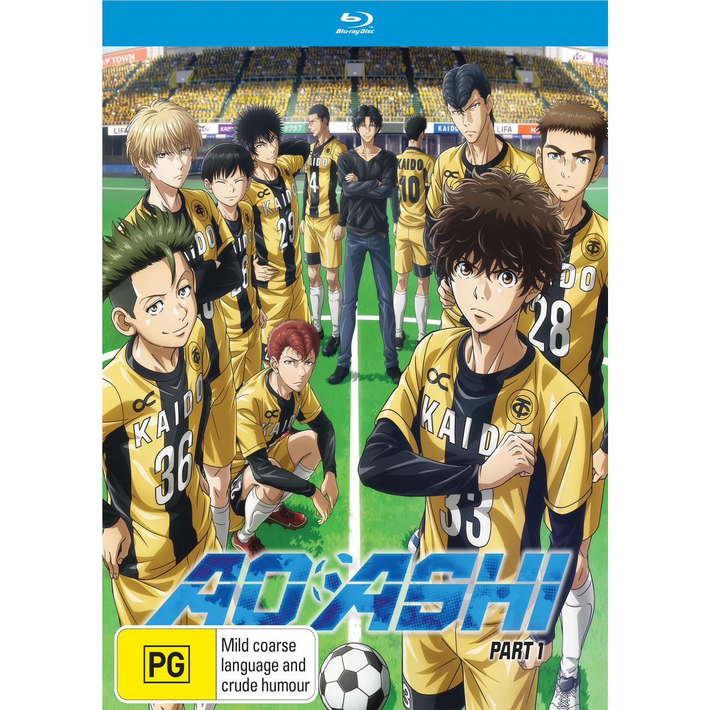 Aoashi Season 1 Part 1 - Japanese Soccer Anime DVD/Blu-ray | Sports Anime Series for Teens & Adults | Perfect for Anime Fans and Soccer Lovers