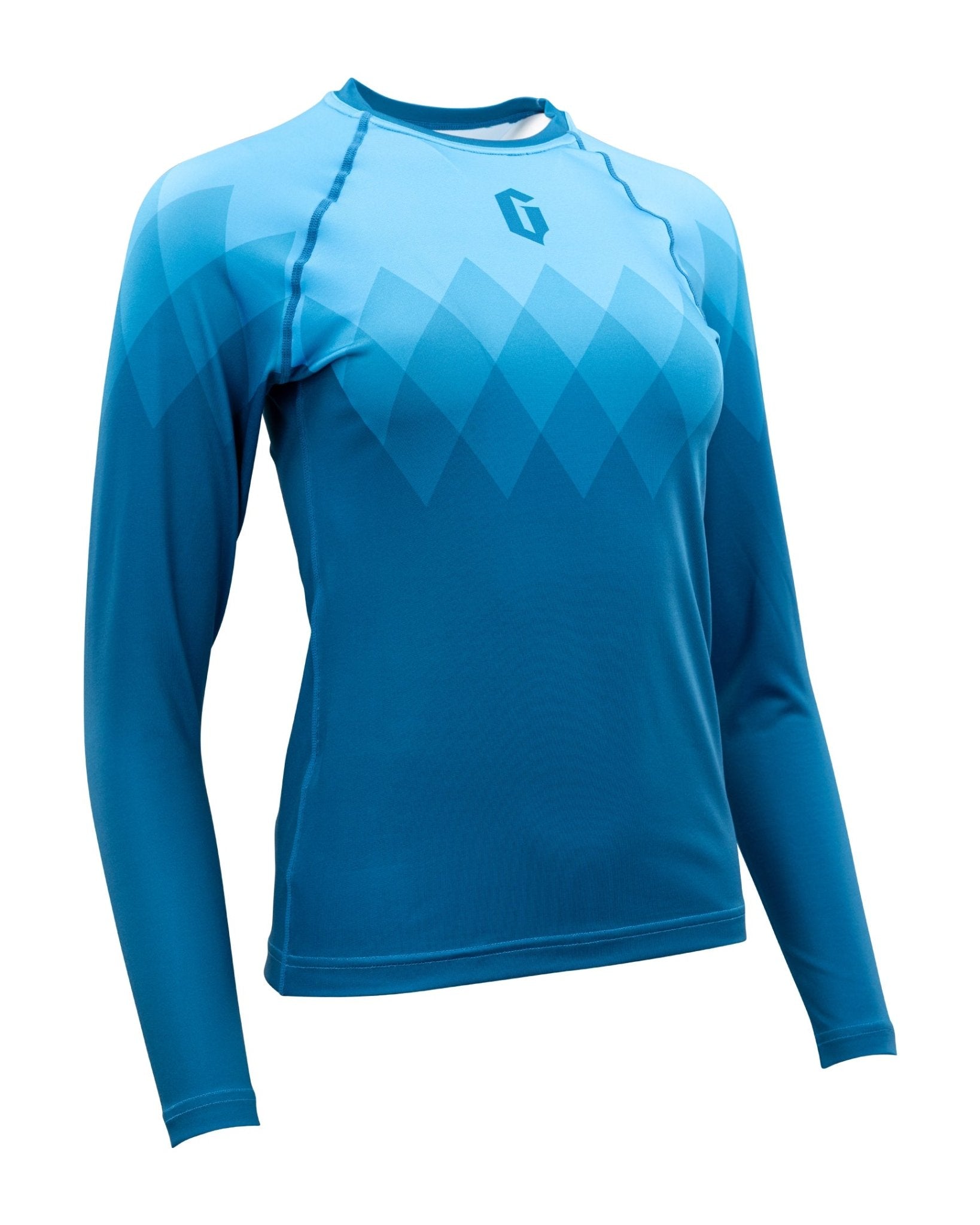 Gameness Women's Eco-Friendly Long Sleeve Rash Guard - UPF 50+ Sun Protection for Surfing, Swimming & Water Sports