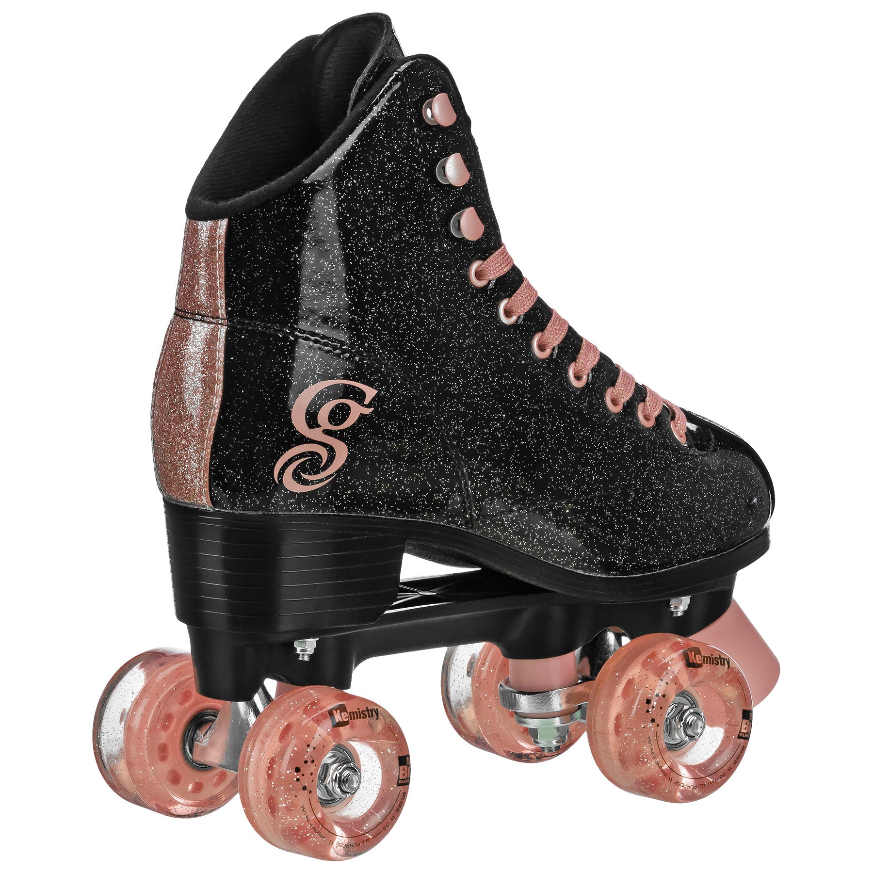 Candi Grl Sabina Quad Roller Skates for Women - Adjustable Outdoor & Indoor Roller Skates with Light-Up Wheels - Perfect for Rink, Park, Fitness & Retro Style Fashion