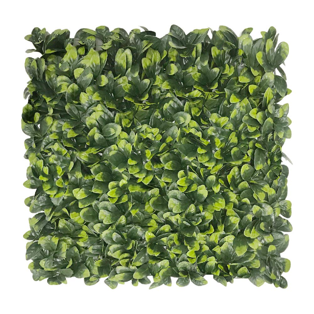 SunnyRoyal Artificial Boxwood Hedge Panels - 18 Pack UV Protected Faux Greenery Privacy Screen (20
