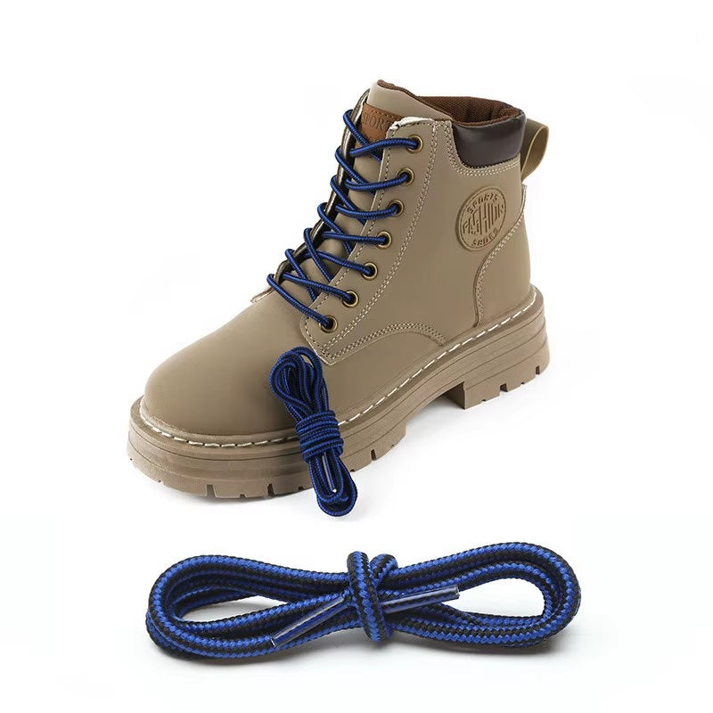 Durable Round Boot Laces for Hiking & Work Boots - Heavy Duty Shoelaces for Outdoor, Military & Casual Wear