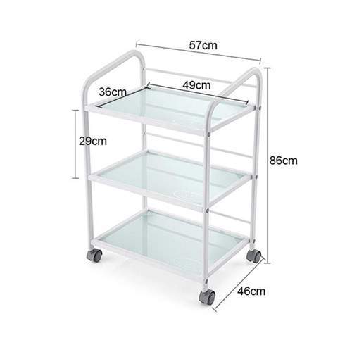 Professional Beauty Salon Pedicure Trolley Cart with Wheels - Portable Manicure Station for Nail Spa, Salon & Home Use - Ideal for Pedicures, Manicures & Nail Care Services