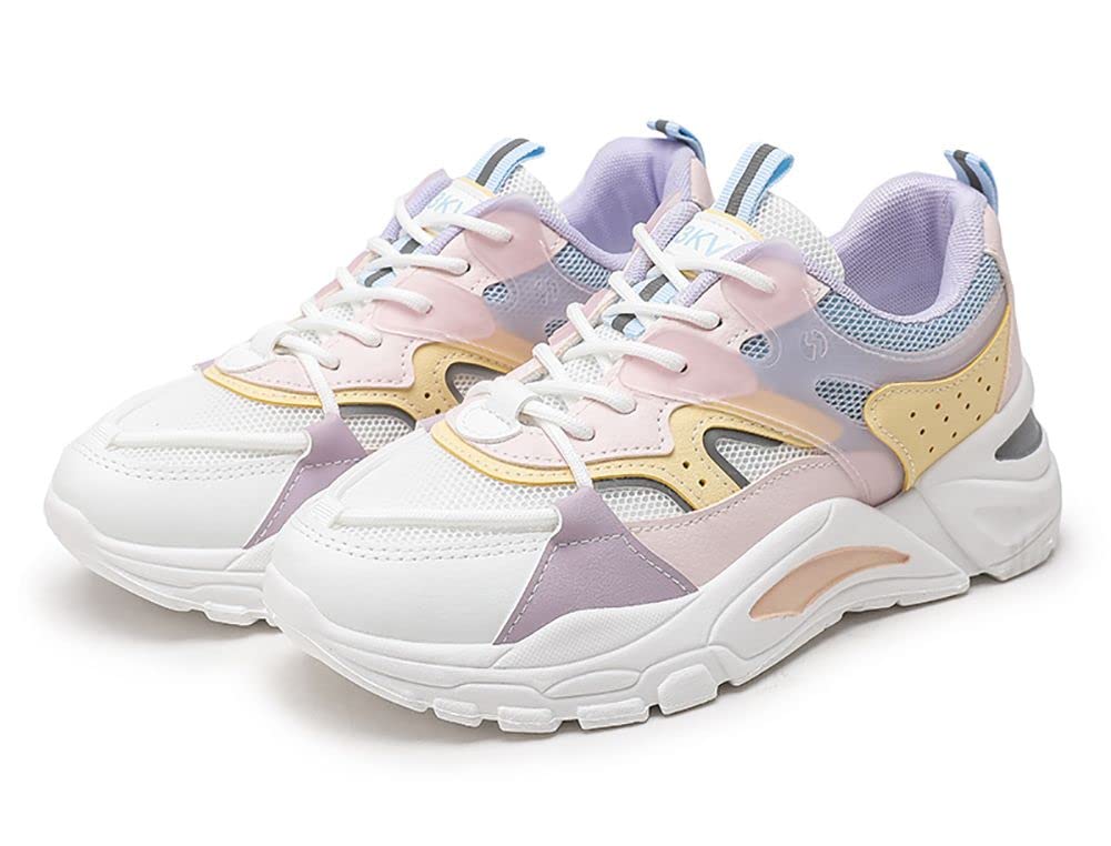 YYSPR Women's Chunky Platform Sneakers - Lightweight Comfortable Walking Running Shoes for Women | Perfect for Casual Wear, Gym Workouts & Daily Activities