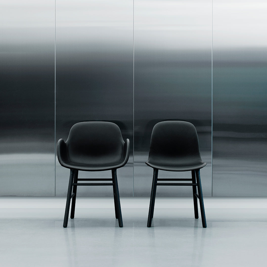 Modern Form Armchair with Sturdy Wood Legs & Premium Upholstery - Perfect for Living Room, Office or Reading Nook