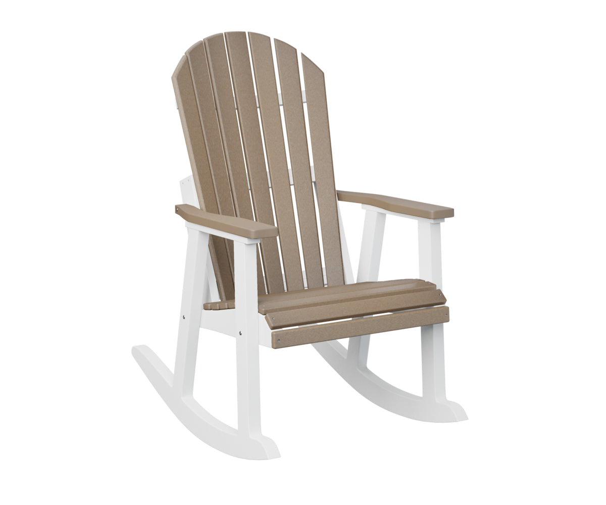 Berlin Gardens Comfo Back Rocker - Premium Outdoor Rocking Chair for Patio, Garden & Porch | Comfortable Relaxation with Ergonomic Design | Perfect for Reading, Lounging & Enjoying Nature