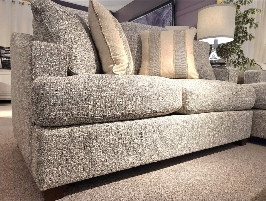 Cleo Deep Seat Comfort Sofa - Plush Cushioned Sectional for Living Room, Lounge & Family Gatherings