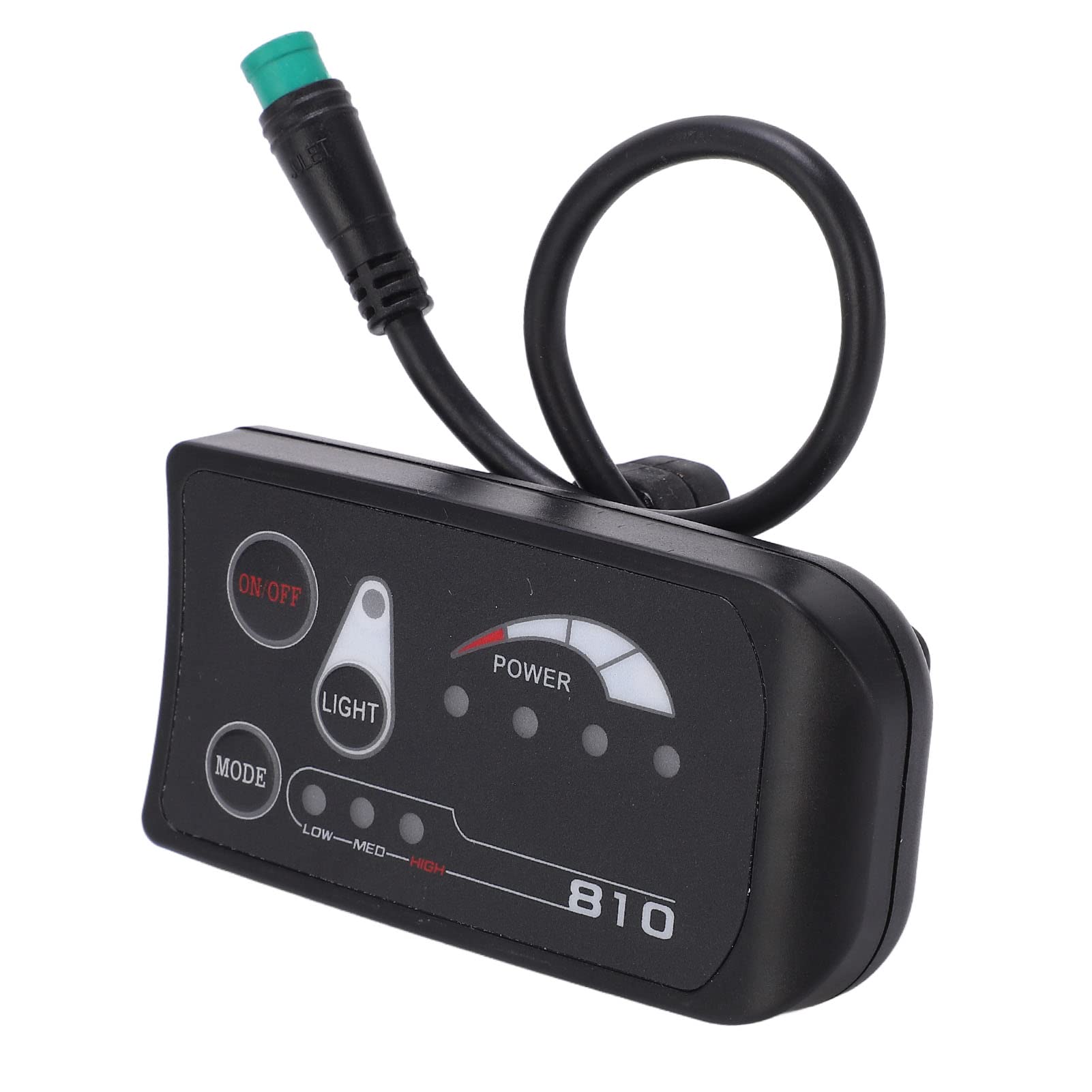 S810 36V 48V Waterproof Electric Bike LED Display Panel - Customizable Settings, Speedometer & Battery Meter for E-Bike Control | Perfect for Commuting, Mountain & City Riding