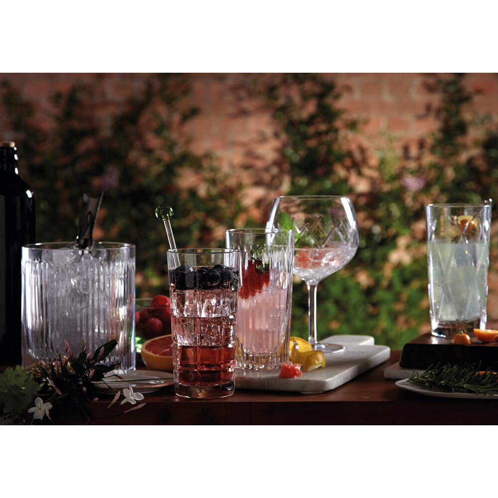 Waterford Gin Journeys Olann Balloon Wine Glasses Set of 2 - Elegant Crystal Stemware for Gin Tasting, Cocktail Parties & Home Entertaining