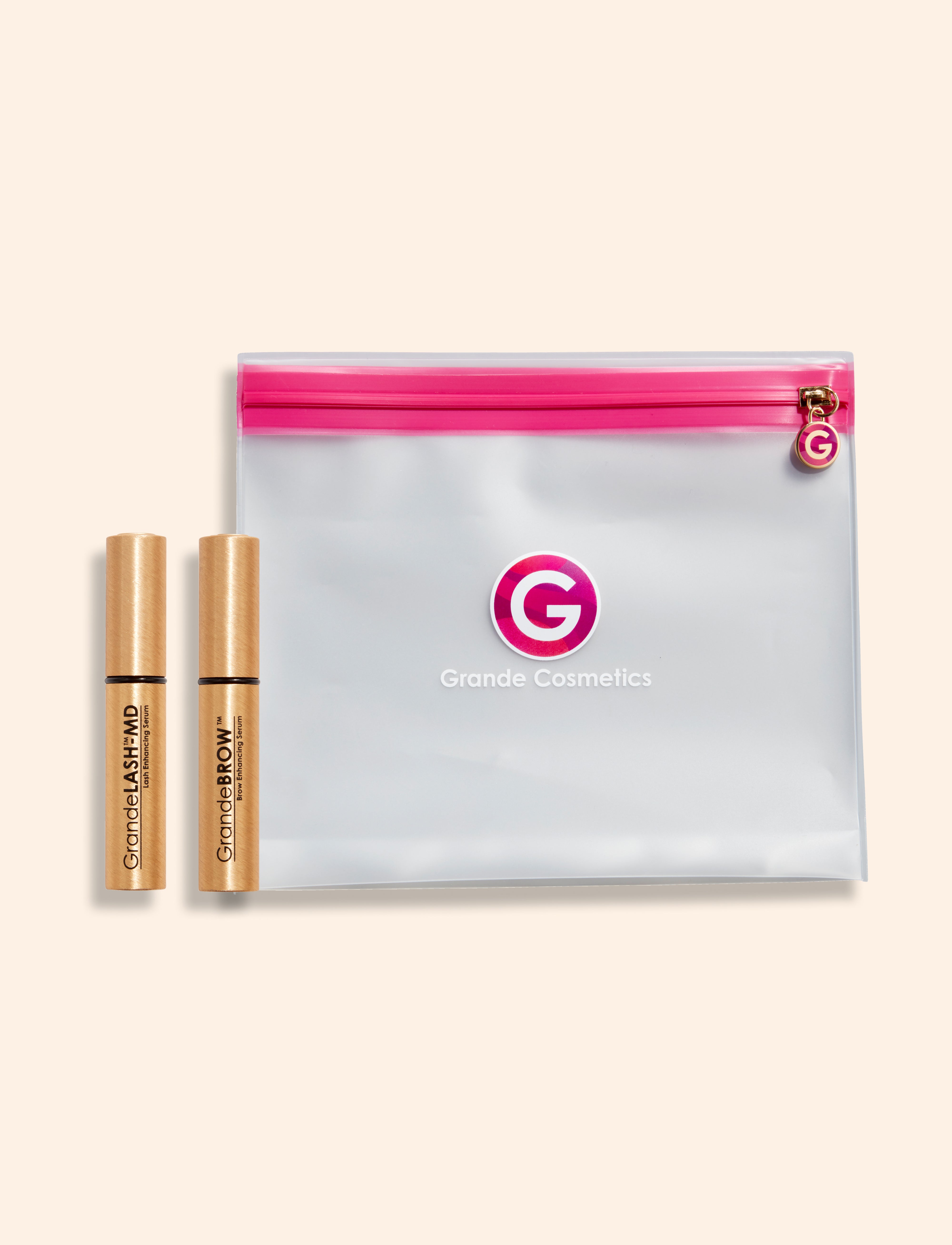 GrandeLASH MD & GrandeBROW Travel Size - Eyelash & Eyebrow Growth Serum for Thicker Lashes & Brows | Perfect for Travel, Daily Use & On-The-Go Beauty Routine