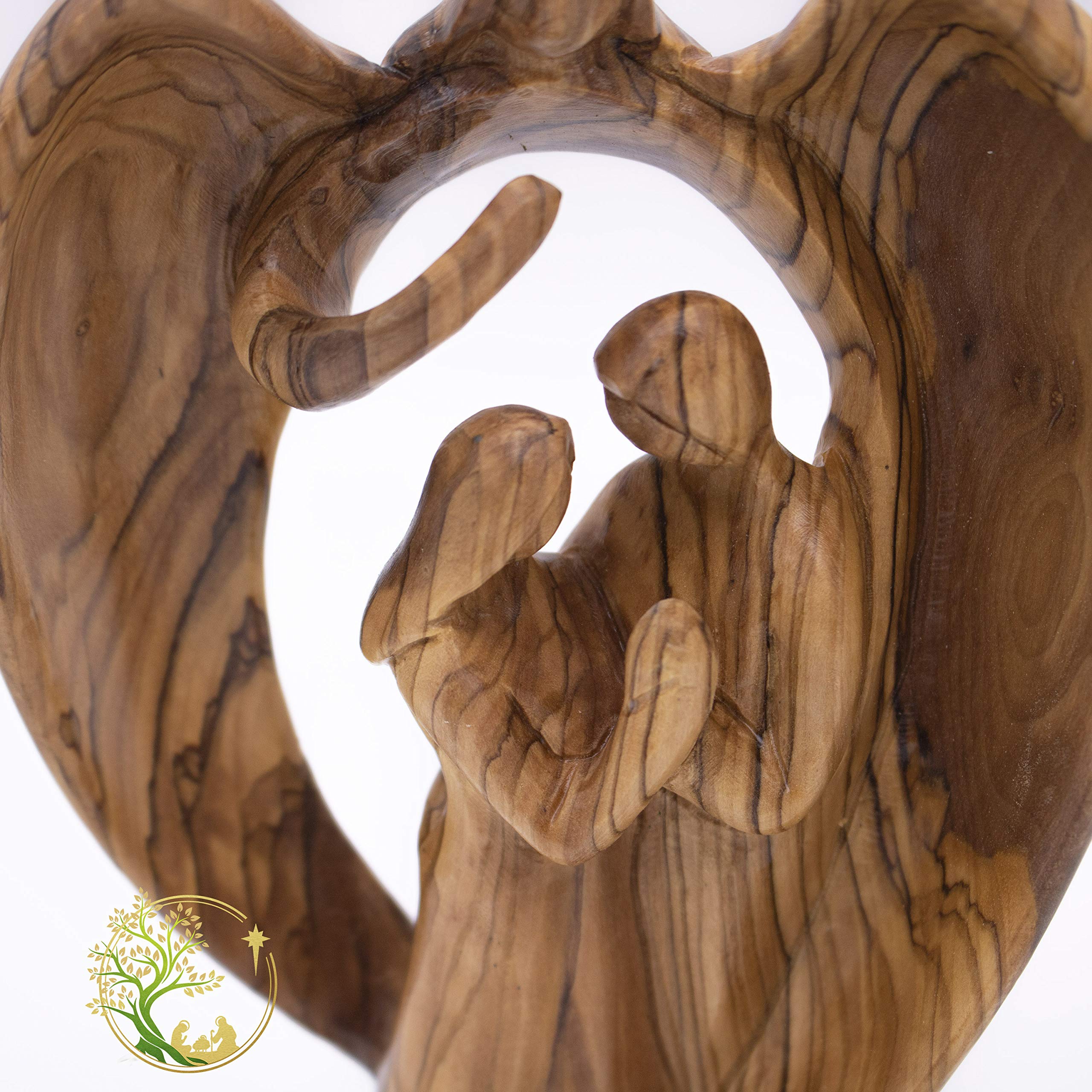 Wedding Couple Statue - Romantic Wooden Figurine for Engagement, Anniversary & Religious Gifts | Perfect Wedding Gift for Couples | Home Decor & Wedding Table Centerpiece
