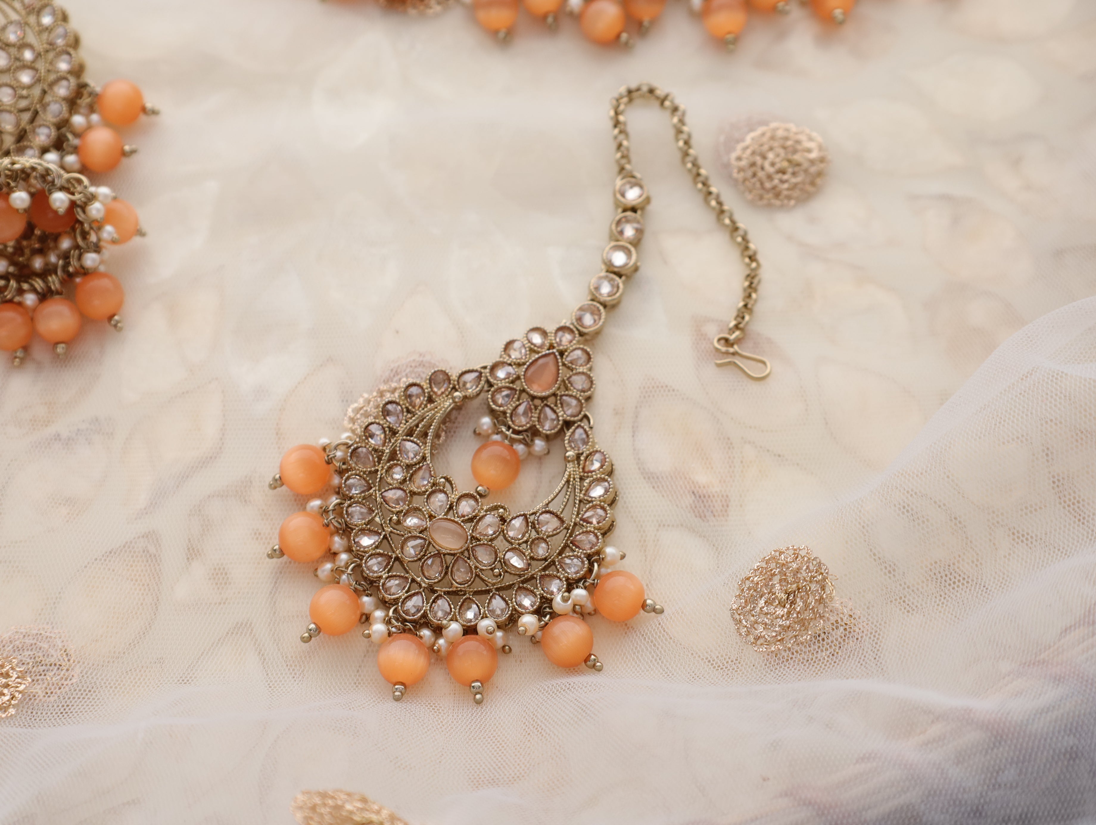 Exquisite Kriti Polki Jewelry Set | Authentic Indian Bridal Necklace & Earrings | Perfect for Weddings, Festivals & Special Occasions