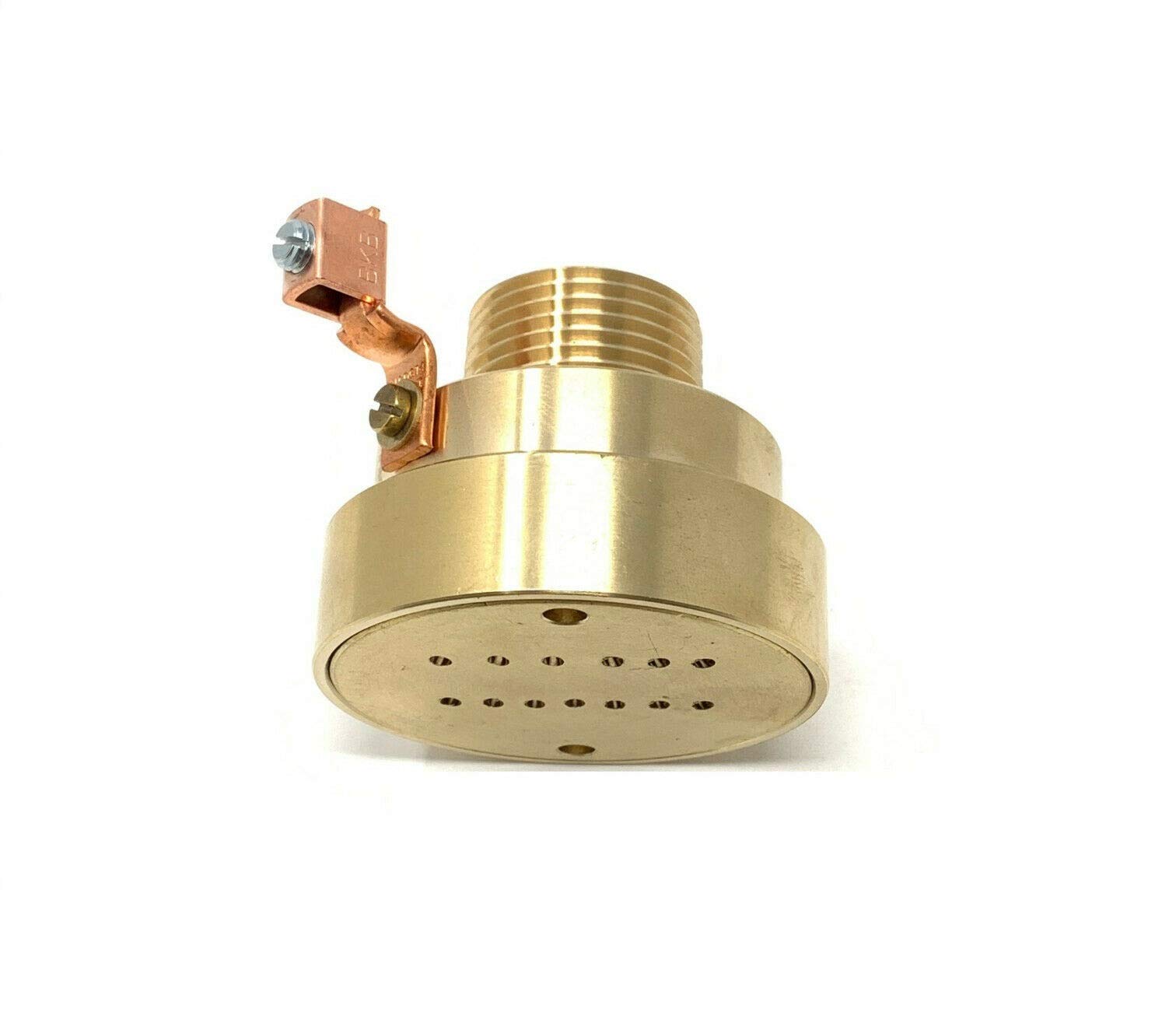 Drrsparts Brass Deck Jet Fountain Nozzle for Swimming Pool & Spa - Premium Crown Fountain for Outdoor Water Features & Garden Decor