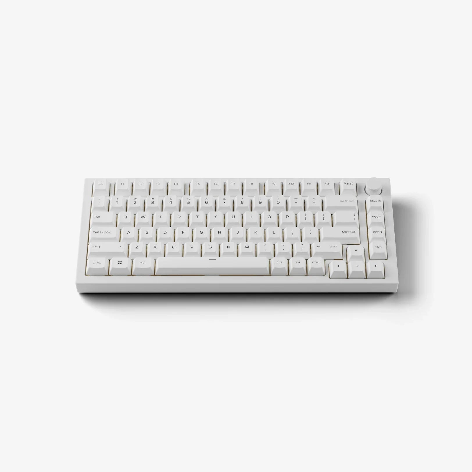Premium GPBT Arctic White Dye Sublimated Keycaps - Custom Mechanical Keyboard Keycaps for Gaming & Typing - Perfect for PC, Mac & Office Setup