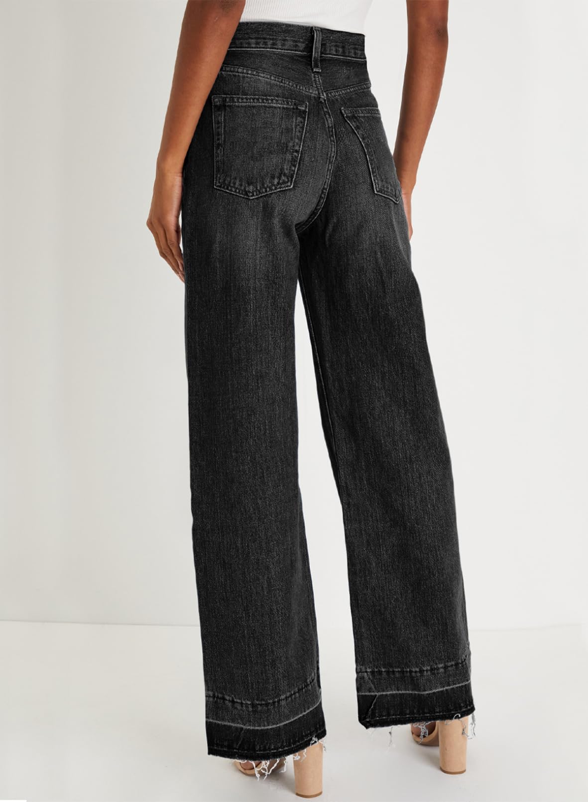 Stylish Women's High Waisted Wide Leg Jeans - Trendy Straight Denim Pants for Casual Outfits & Streetwear Fashion | Perfect for Everyday Wear, Office Style & Weekend Outings