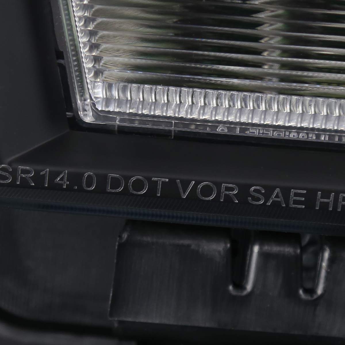 2014-2019 Chevy Silverado 1500 LED Projector Headlights with DRL - Black Housing - High Performance Replacement Headlamps for Night Driving & Off-Road Use