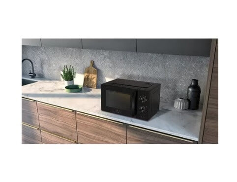 Electrolux EMM20K22B 20L Freestanding Microwave Oven - Compact Countertop Microwave for Small Kitchens, Dorms & Offices - 700W Quick Heating with 10 Power Levels