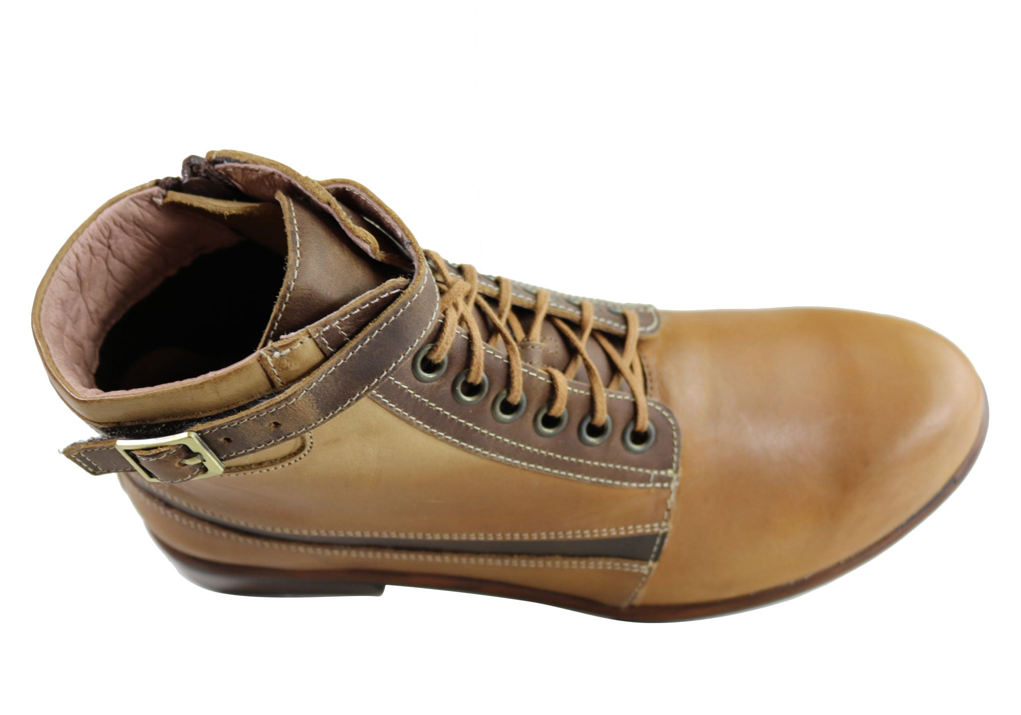 Naot Kona Women's Leather Comfortable Supportive Lace-Up Ankle Boots - Perfect for Walking, Travel & Everyday Wear
