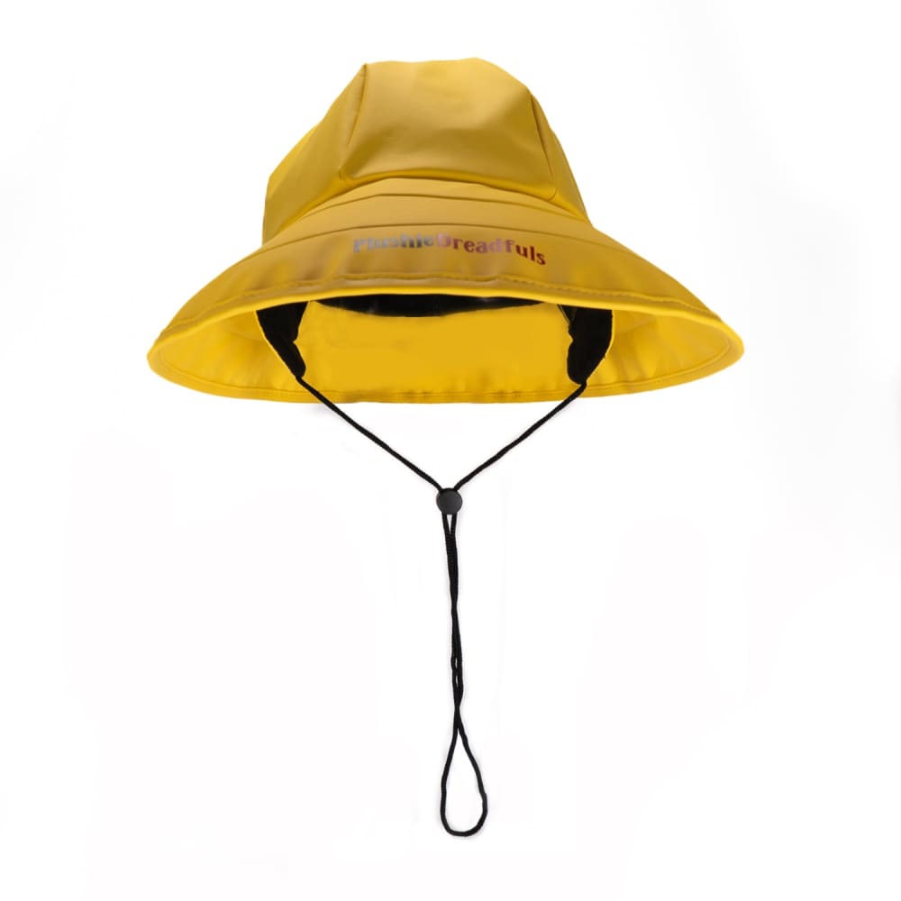 Plushie Dreadfuls Emotional Downpour Yellow Rain Hat - Soft Comfort Toy for Anxiety Relief & Emotional Support | Perfect for Therapy, Gifts, and Cuddling