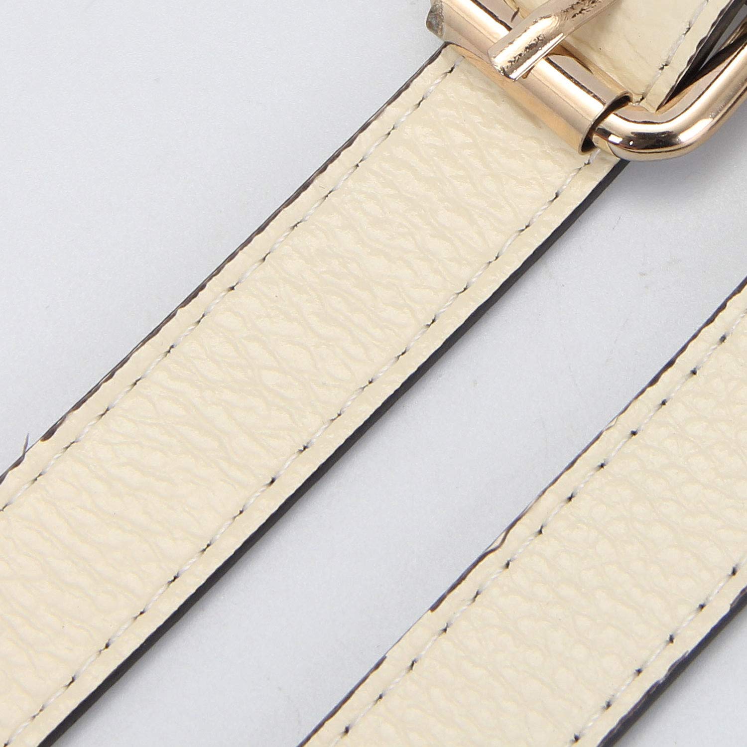 LIVE UP Full Grain Leather Adjustable Crossbody Shoulder Strap for Handbags & Purses - 2/3