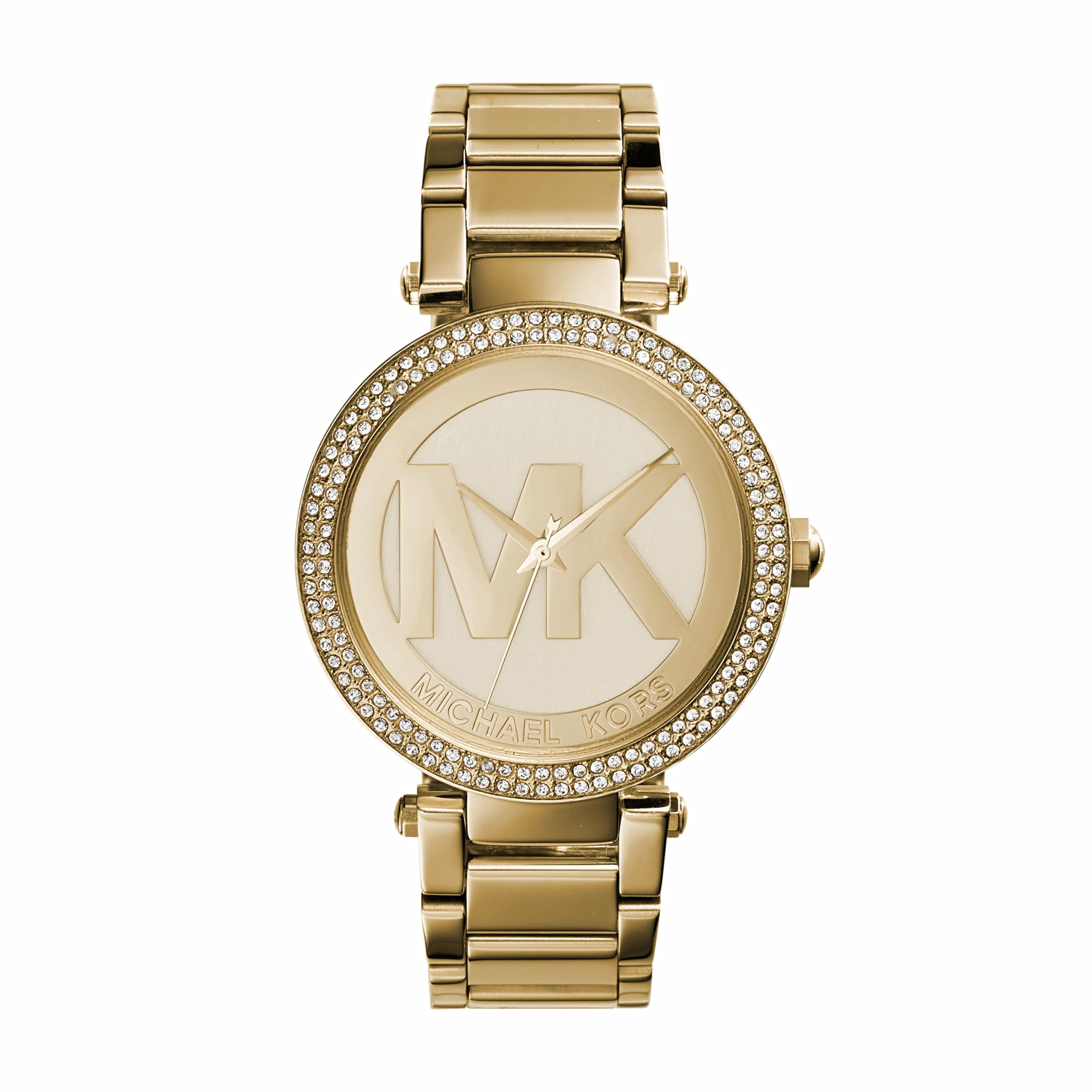 Michael Kors Parker Women's Watch - Stainless Steel & Pavé Crystal Watch with Interchangeable Bands (Steel/Leather/Silicone) | Perfect for Work, Parties & Everyday Wear