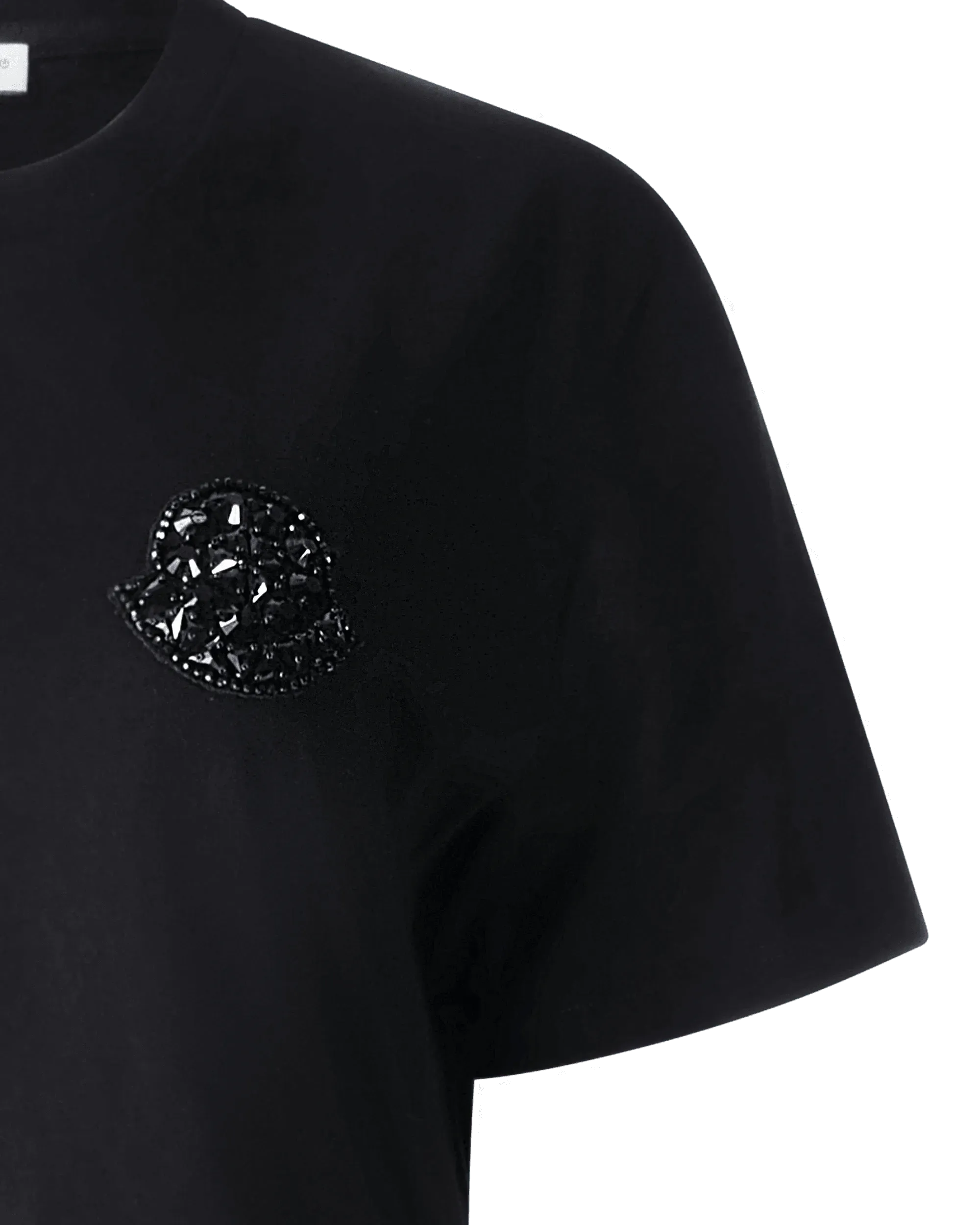 Embellished Black Logo T-Shirt for Men & Women | Stylish Casual & Streetwear Fashion | Perfect for Everyday Wear, Outings & Gifting