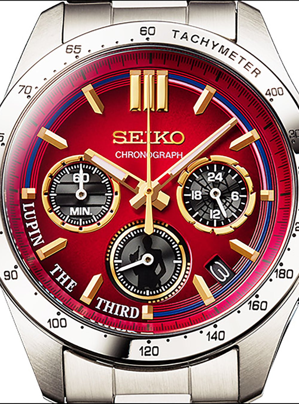 SEIKO x LUPIN THE THIRD Limited Edition Japanese Made Watch - Collector's Luxury Timepiece for Anime Fans & Watch Enthusiasts | Perfect for Cosplay, Gift Giving & Special Occasions